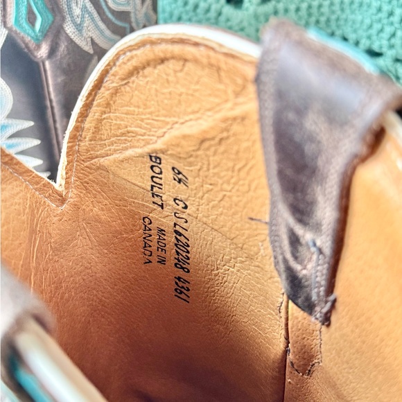 Boulet Turqueza Cowgirl Boots | Ladies Size 6.5 - Picture 3 of 7